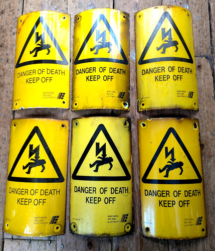 Irish enamel danger - , of