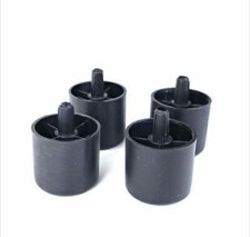 4 x40mm Strong Black plastic