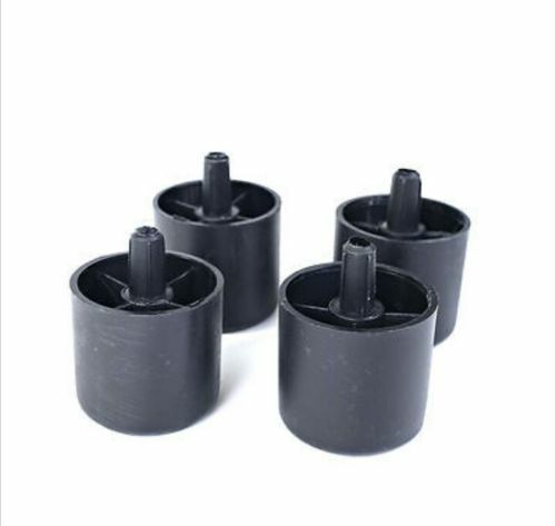 40mm black plastic - 8,