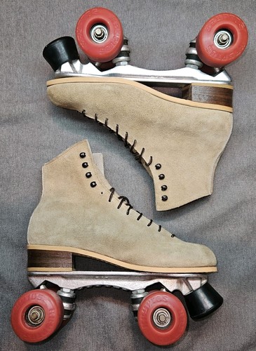 Riedell tan suede leather - riedell,