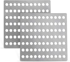 15x15cm Drain Cover Leaf Guard Metal Stainless Steel Grid Plate Grate Rustproof