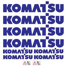 KOMATSU  MINI DIGGER DECALS STICKERS