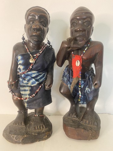 Vintage hand carved wooden - hand,