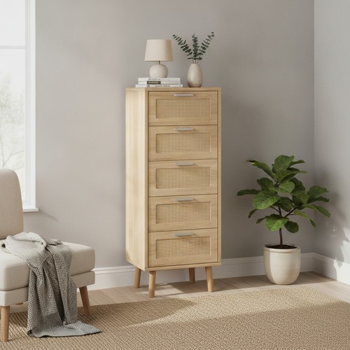 Rattan chest drawers - chest,