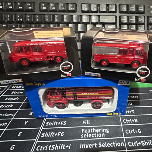 Oxford diecast fire land - oxford, 1:76
