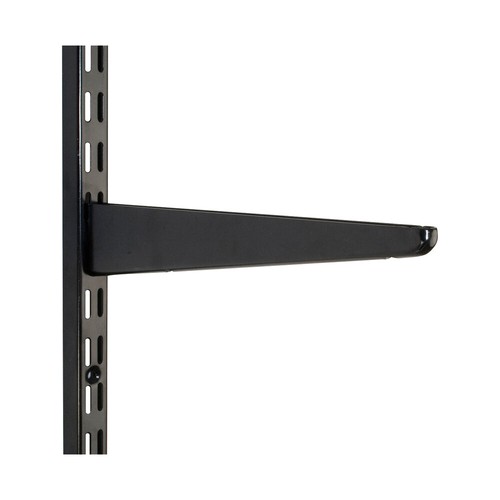 Twin slot shelving black - twin,