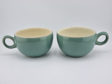 2 Denby Manor Green Tea Cups