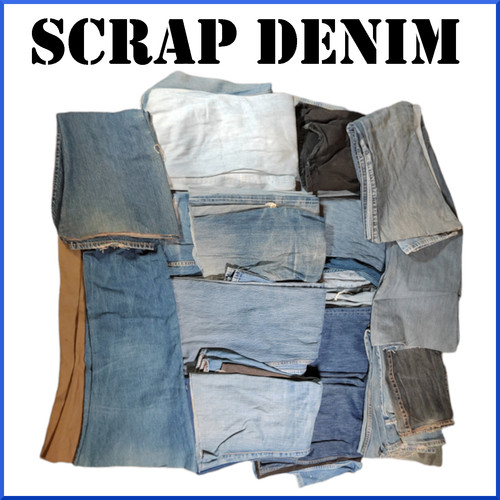 Scrap levi denim fabric - scrap,