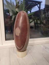 14.5 inch -Shiva lingam stone from India - Narmada River Shiva India (R)