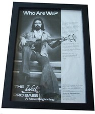 Framed JOHN ENTWISTLE Vintage