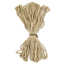 Natural Macrame Cord Natural Cotton String Craft Artisan Thread Twisted Twine