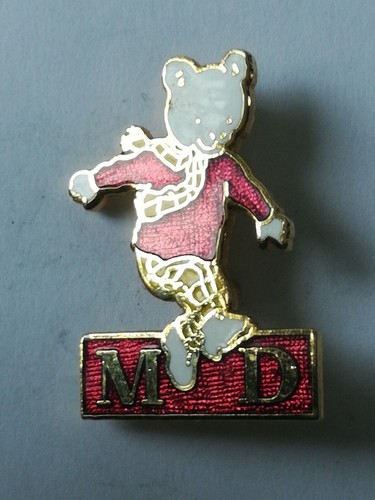 Old enamel rupert the - the, bear