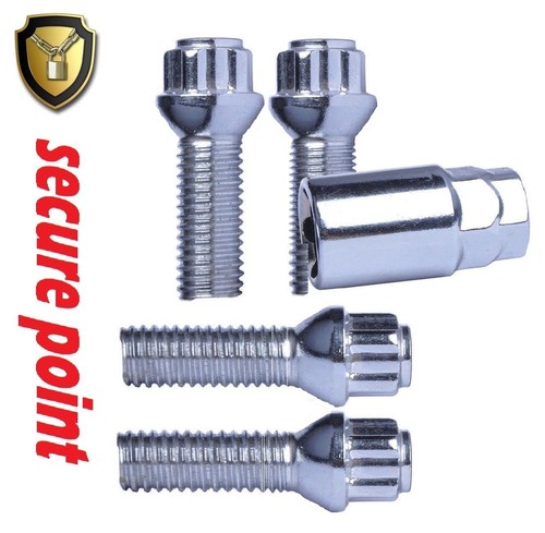 Locking wheel bolts m12 5 - m12, x