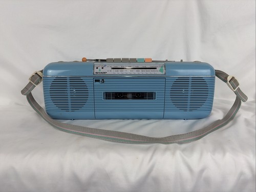 Vintage 80s sharp blue - vintage,