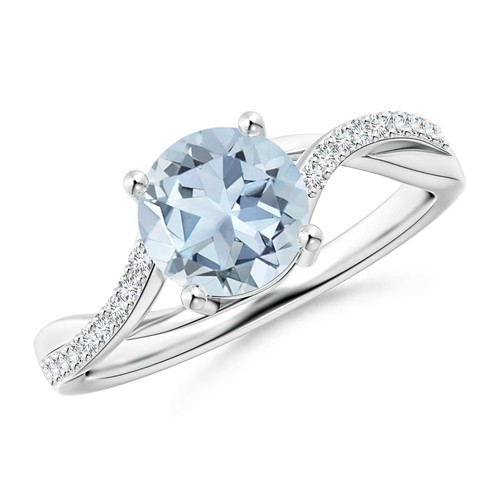 Angara 12ct aquamarine - aquamarine, split