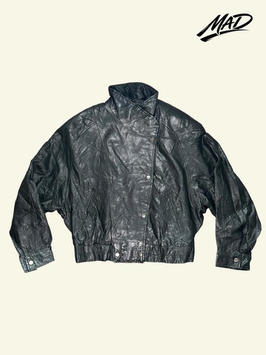 Wilson black leather jacket - black,
