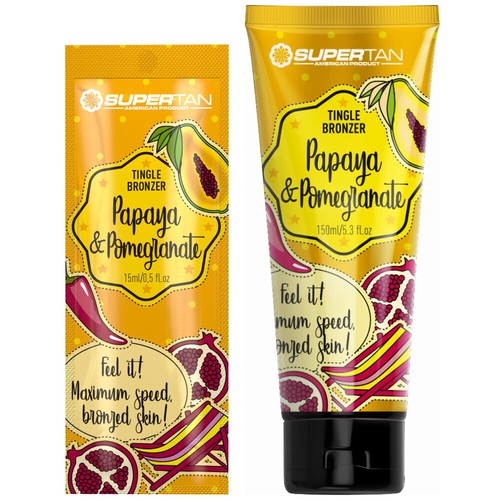 Supertan papaya pomegranate - supertan,
