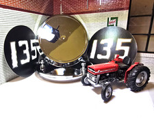 Bonnet Medallion Badge Side Badges (Pair) for Massey Ferguson MF 135 Tractor