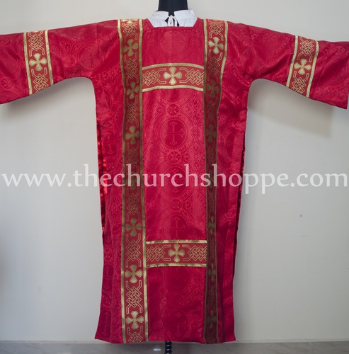 Dalmatic red vestment - dalmatic,