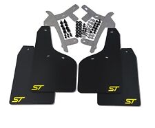 rallyflapZ | Mudflaps Guards FORD FIESTA Mk6 ST150 XR4 Black 4mm PVC *G ST-Yell