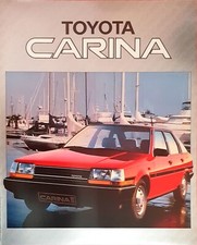 Toyota Carina Brochure 1985