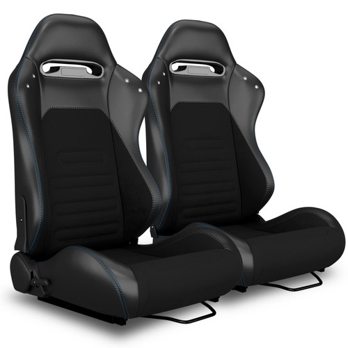 Pair reclinable bucket seats - 1,