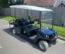 6 SEATER GOLF BUGGY-CUSHMAN ELECTRIC - 48 -VOLT -PATRIOT BLUE