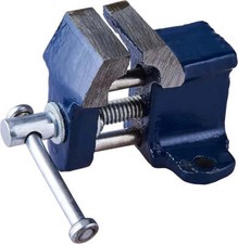 1" 25mm Mini Baby Vice Cast Iron Fixed Base Craft Hobby Model Making Woodworking