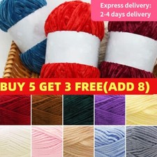 100g Chunky Yarn Soft Chenille