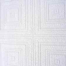 White Blown Vinyl Wallpaper Embossed Textured Patterned Paintable 664013 Design