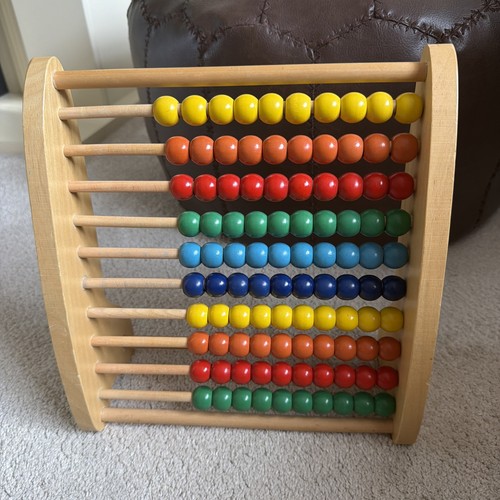 Educational wooden abacus - wooden,