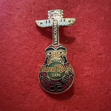 Hard Rock Cafe-  Vancouver. Totem Pole Guitar Pin. 