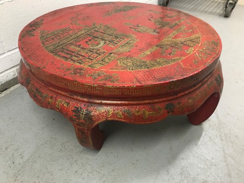 19th century large antique - , red