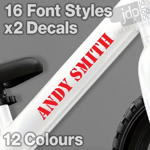 Personalised bike frame - personalised,