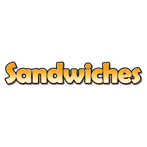 Sandwiches text sticker cafe - sandwiches,