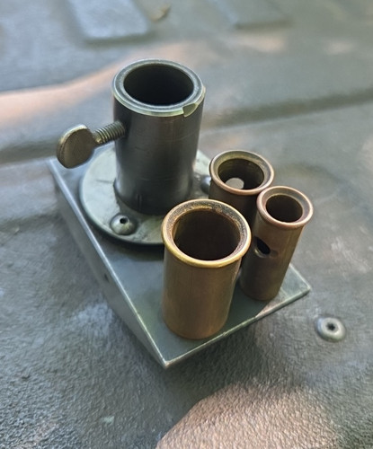 End mill sharpening fixture - mill, w/