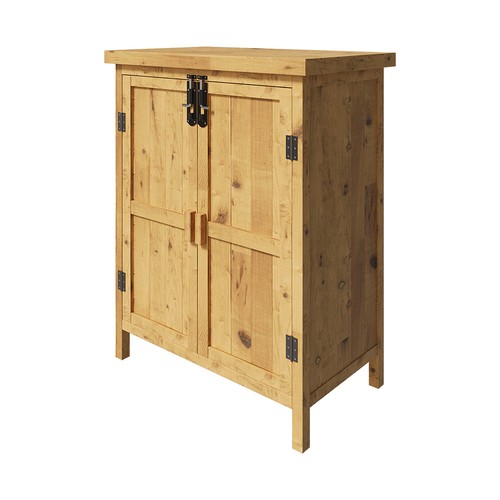 Wooden garden storage shed - garden,