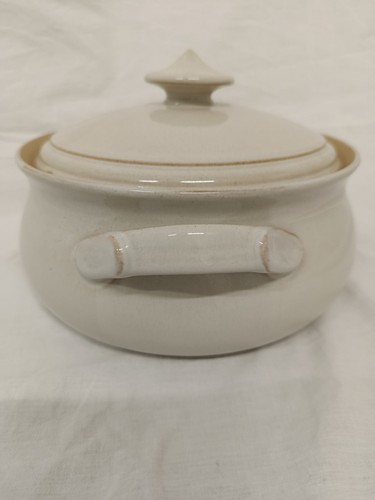 Denby oatmeal stoneware lidded - oatmeal,