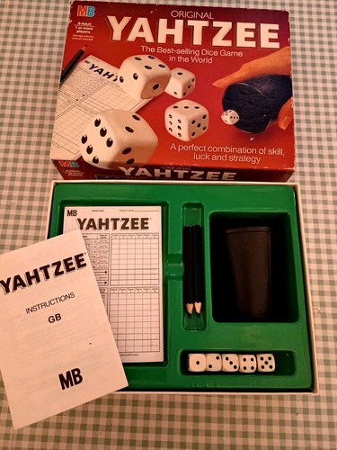 Yahtzee 1982 dice - yahtzee,