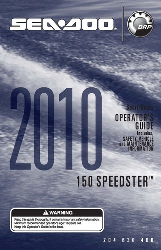 Sea doo owners manual book - owners,