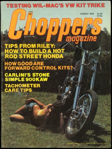 August 1975 choppers magazine - august,