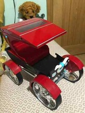 VINTAGE BRATZ WANTED - RED WILD WEST STAGECOACH - MGA TOY CARRIAGE / CAR