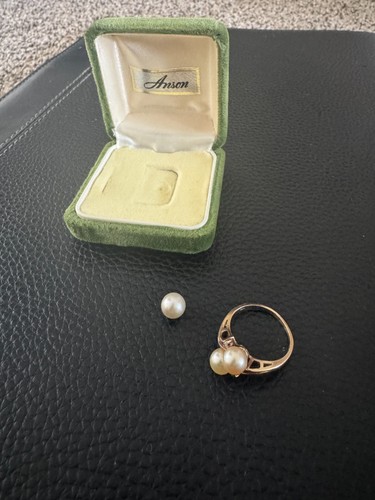 Vintage 10k gold cultured - 10k,