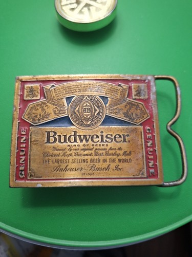 Budweiser vintage brass beer - vintage,