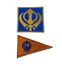 Sikh Khalsa Punjabi Flags pair
