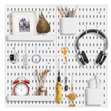 Pegboard Combination Kit Peg Board &Accessories Modular Hanging for Wall Storage