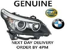GENUINE OEM Hella BMW 5 Series E60 Halogen Headlight Right 2004-10