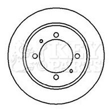 2x Brake Discs Solid For