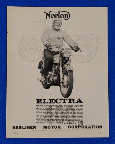 1963 vintage norton - 1963,