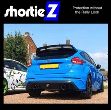 shortieZ | Mudflaps & Fixings to fit Ford Focus RS Mk3 -Black 4mm Gloss PVC L-NB